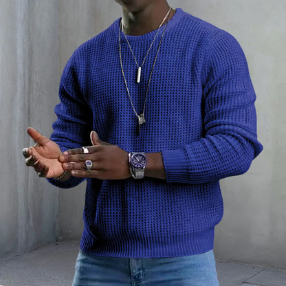✨The 2026 collection with 50% off 🎁JMIERR Men’s crew-neck jumpers – soft, relaxed jumpers, classic long-sleeved jumpers with ribbed hems