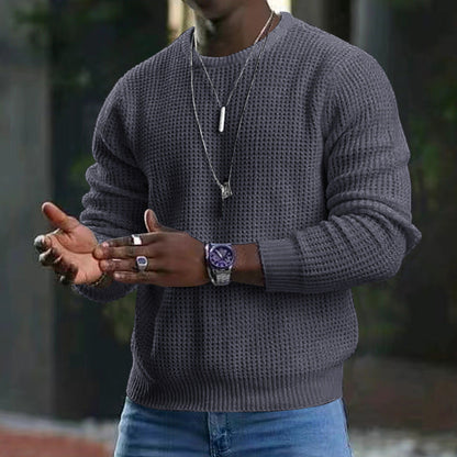 ✨2026 Collection at 50% OFF & FREE SHIPPING🎁JMIERR Men's Crewneck Sweater Soft Casual Sweaters Classic Long Sleeve Pullover Sweaters with Ribbing Edge