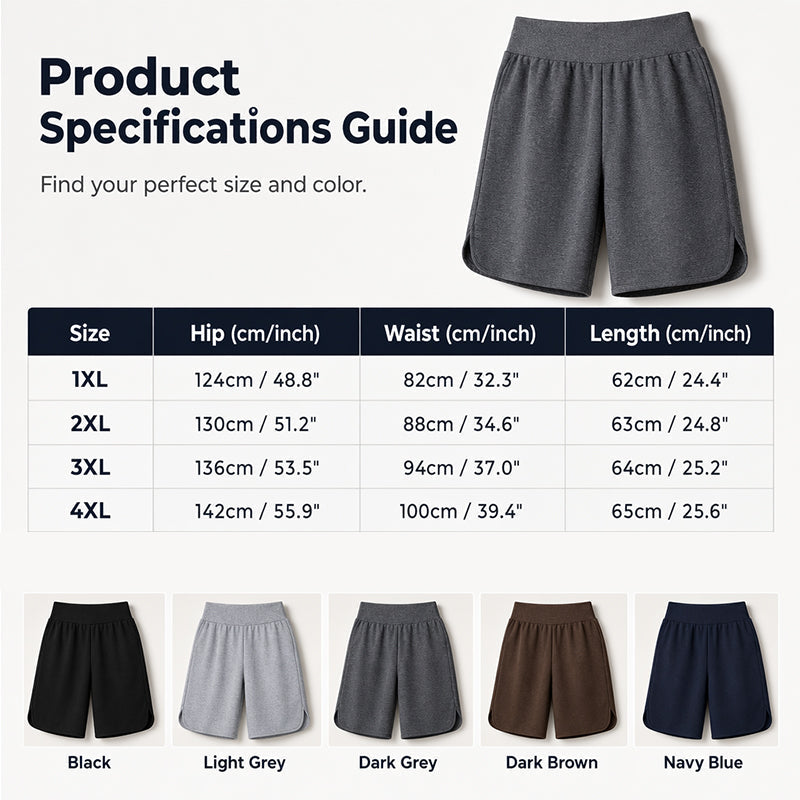 ⏰Last Day Sale 50% OFF🩳Women's Casual Wide-Leg Knee-Length Shorts