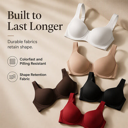 🔥 Women's Plus Size Underwire Bra Push Up Anti-Sagging Comfortable Brassiere