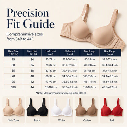 🔥 Women's Plus Size Underwire Bra Push Up Anti-Sagging Comfortable Brassiere