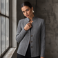 👖 LIMITED-TIME 50% OFF! ✨Women's Textured Button Down Blazer Jacket