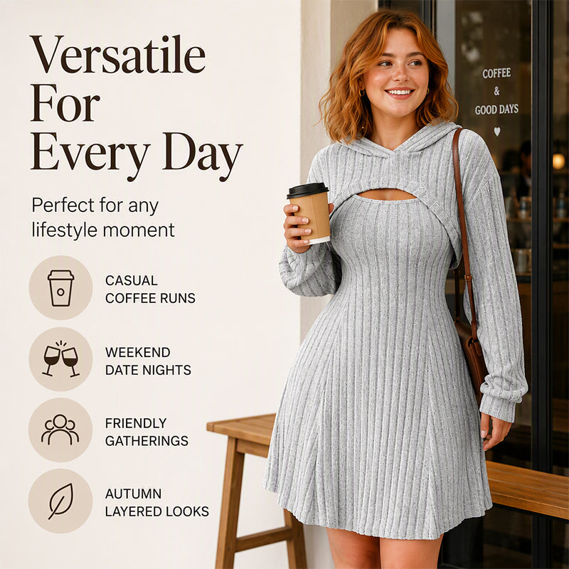 🥳2026 HOT SALE 50% Off & Free Shipping🥳💞50K+ SOLD!🌸💞Women's 2-Piece Ribbed Knit Outfit