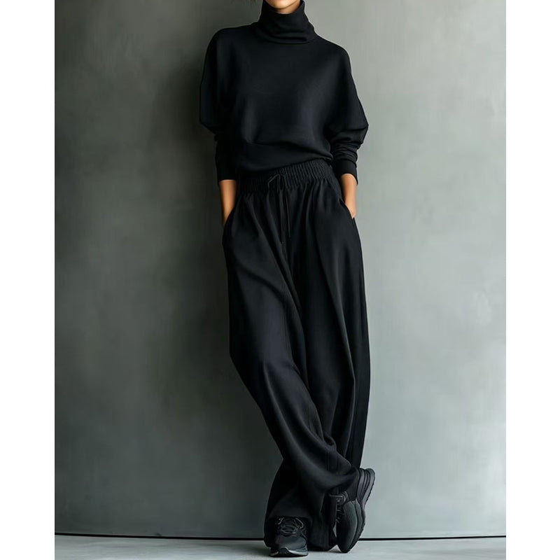 🍂Women Casual Two-Piece Pants Set – Chic Wide-Leg Two-Piece Outfit For Cosy Everyday Style🤍