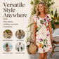 🔥 2026 Fresh Drops | Flat 50% OFF Today! 💸Women's Summer Floral Chiffon Dress