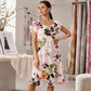 🔥 2026 Fresh Drops | Flat 50% OFF Today! 💸Women's Summer Floral Chiffon Dress