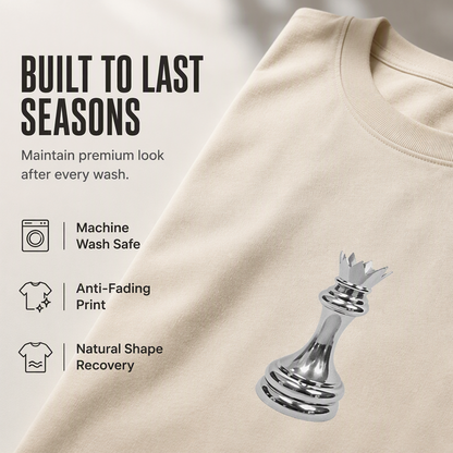 🔥 2026 Fresh Drops | Flat 50% OFF Today! 💸Men's Chess Graphic Crew Neck T-Shirt