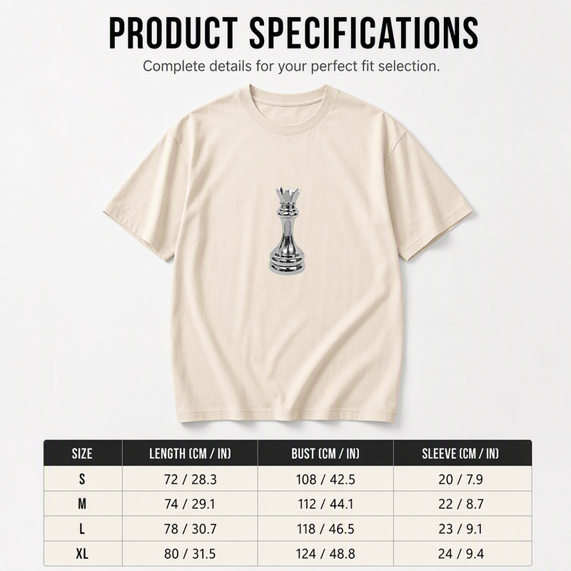 🔥 2026 Fresh Drops | Flat 50% OFF Today! 💸Men's Chess Graphic Crew Neck T-Shirt