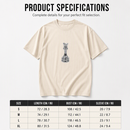 🔥 2026 Fresh Drops | Flat 50% OFF Today! 💸Men's Chess Graphic Crew Neck T-Shirt