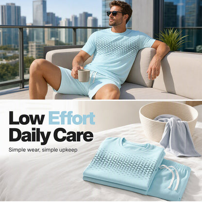 📢📢Hot Sale 50% OFF & FREE SHIPPING💖Men's Casual T-Shirt & Shorts 2-Piece Set