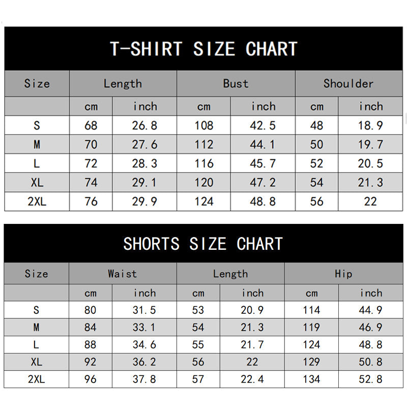 📢📢Hot Sale 50% OFF & FREE SHIPPING💖Men's Casual T-Shirt & Shorts 2-Piece Set