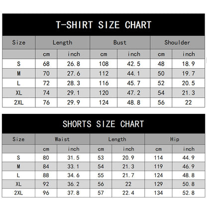 📢📢Hot Sale 50% OFF & FREE SHIPPING💖Men's Casual T-Shirt & Shorts 2-Piece Set
