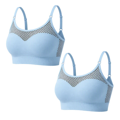Must-Have🔥🏃‍♀️ Seamless High-Stretch Bra – Medium Support & Cooling Ventilation for Yoga or Gym