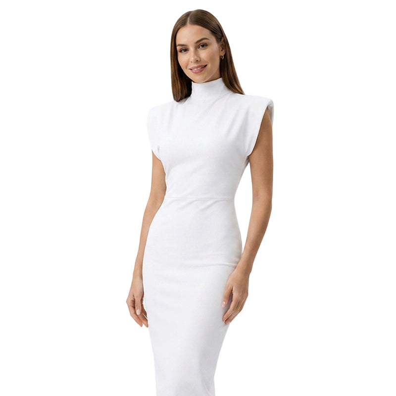 🥳2026 HOT SALE 50% Off🥳💞50K+ SOLD!🌸Women's Elegant Mock Neck Bodycon Dress