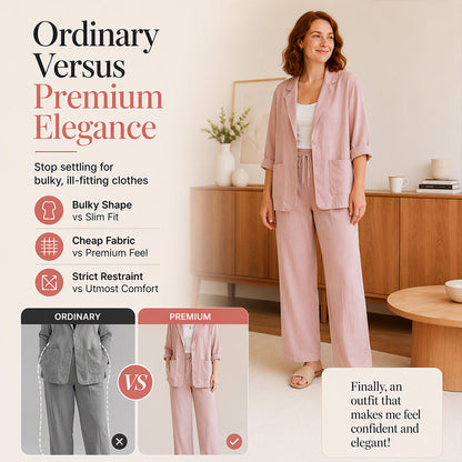 🔥 2026 Fresh Drops | Flat 50% OFF & FREE SHIPPING Today! 💸Women's Casual Blazer and Pants 2-Piece Set