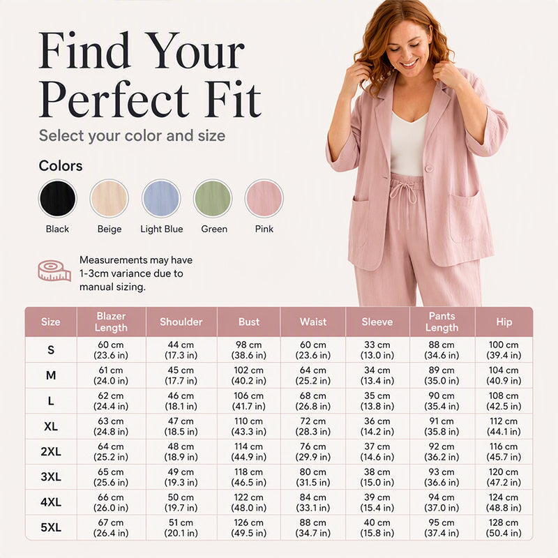 🔥 2026 Fresh Drops | Flat 50% OFF & FREE SHIPPING Today! 💸Women's Casual Blazer and Pants 2-Piece Set