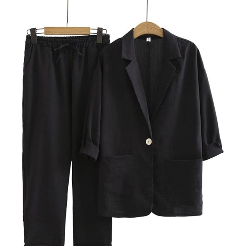 🔥 2026 Fresh Drops | Flat 50% OFF & FREE SHIPPING Today! 💸Women's Casual Blazer and Pants 2-Piece Set