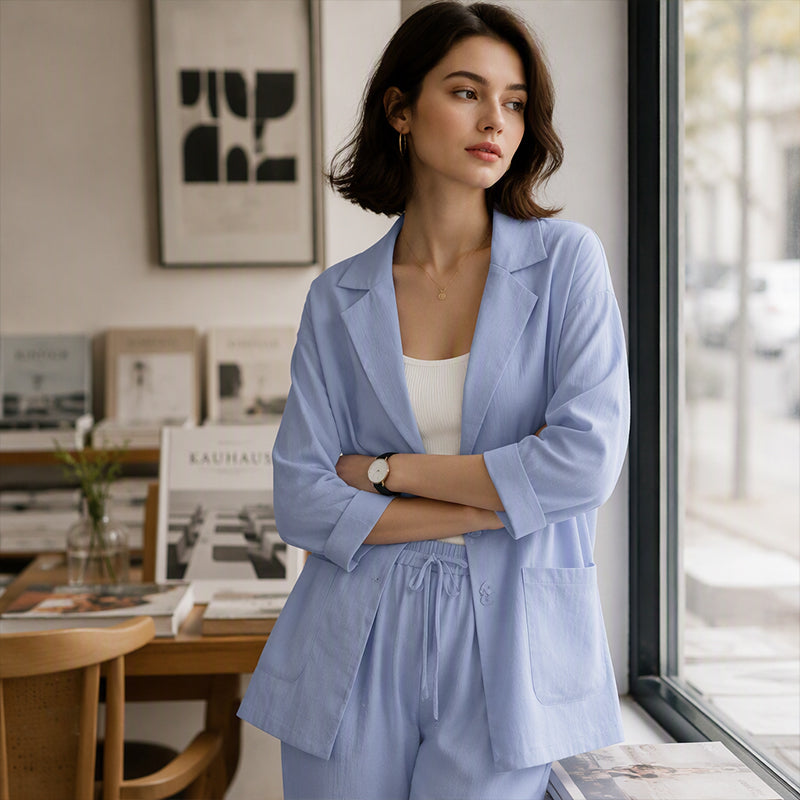 🔥 2026 Fresh Drops | Flat 50% OFF & FREE SHIPPING Today! 💸Women's Casual Blazer and Pants 2-Piece Set