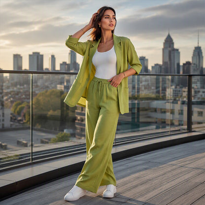 🔥 2026 Fresh Drops | Flat 50% OFF & FREE SHIPPING Today! 💸Women's Casual Blazer and Pants 2-Piece Set