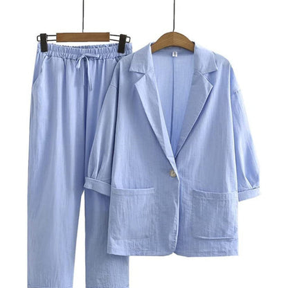 🔥 2026 Fresh Drops | Flat 50% OFF & FREE SHIPPING Today! 💸Women's Casual Blazer and Pants 2-Piece Set