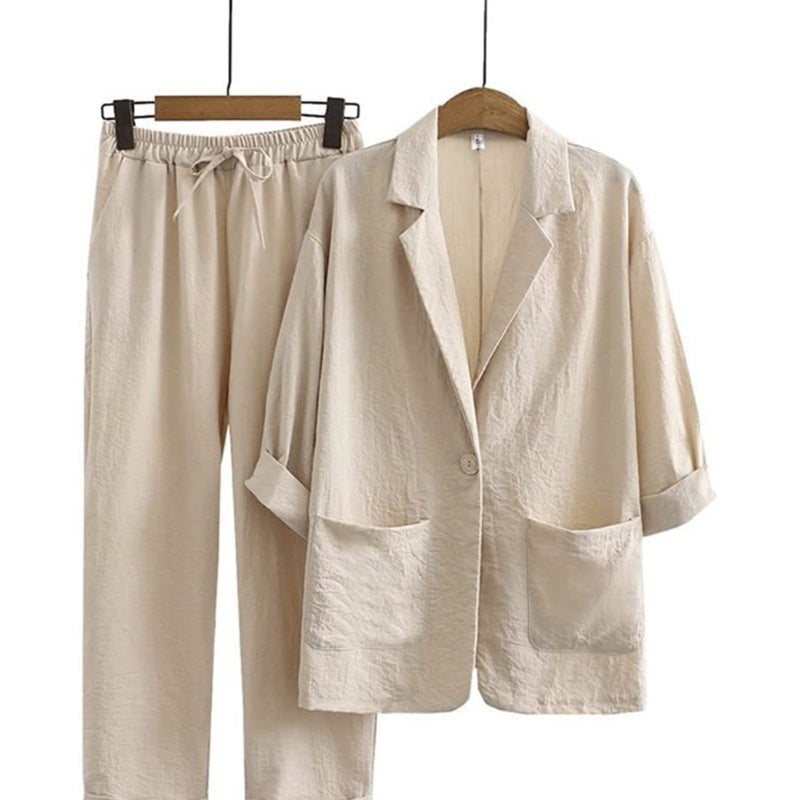 🔥 2026 Fresh Drops | Flat 50% OFF & FREE SHIPPING Today! 💸Women's Casual Blazer and Pants 2-Piece Set