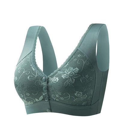 ⏰Last Day Sale 50% Off💃Front Closure Wire-Free Bra for Elderly Women Seamless Vest Style Plus Size