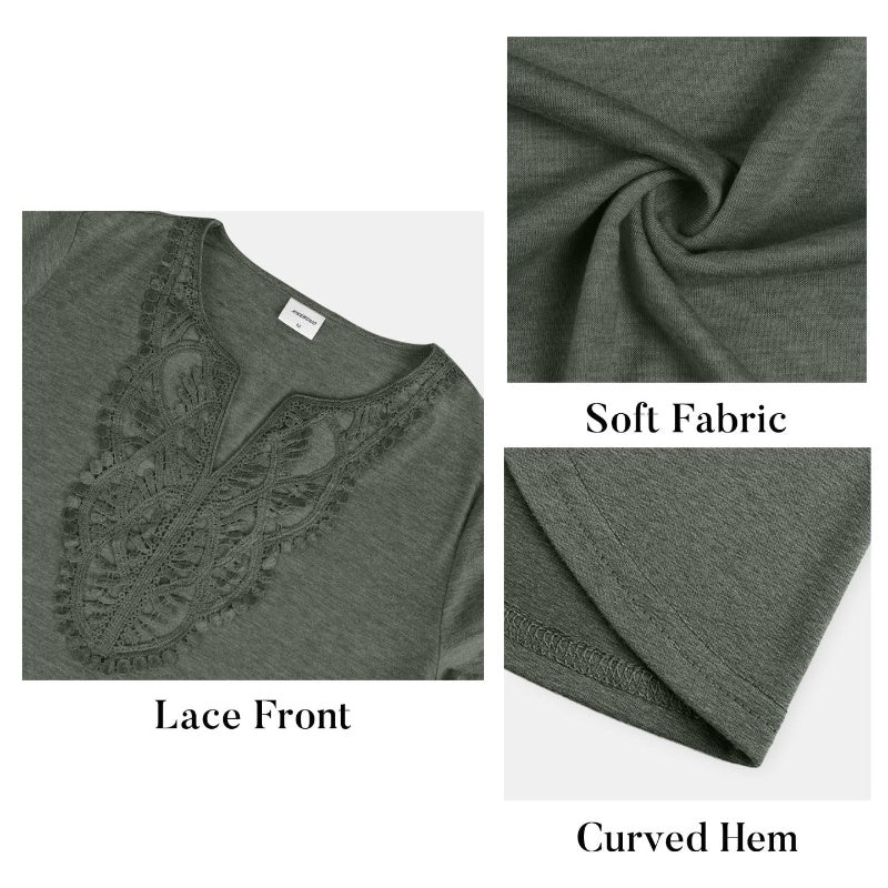 🌸Hot Sale 50% OFF!✨Women's Elegant Casual Top – Flattering V-Neck Long Sleeve Shirt for Women Who Love Comfort & Style