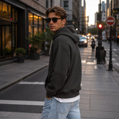 ✨2026 Collection at 50% OFF🎁Men's Knit Quarter-Zip Hoodie Sweatshirt