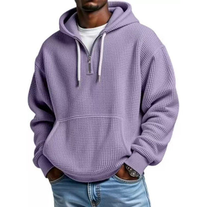 ✨2026 Collection at 50% OFF🎁Men's Knit Quarter-Zip Hoodie Sweatshirt