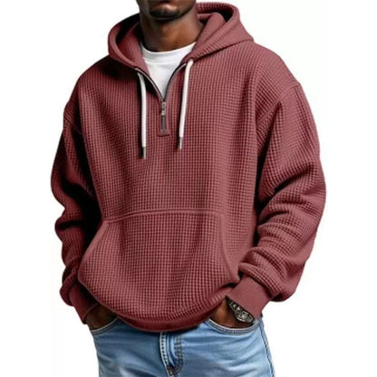 ✨2026 Collection at 50% OFF🎁Men's Knit Quarter-Zip Hoodie Sweatshirt