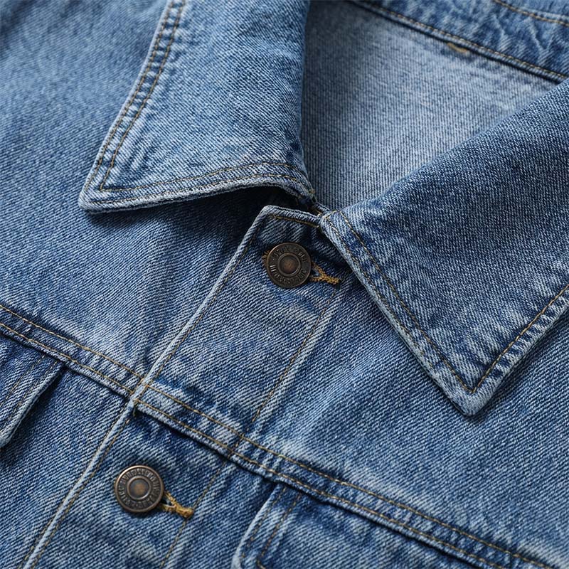 🧥New Arrivals - Classic Button-Front Denim Coat – Extended Length Design & Durable Fabric for All-Season Layering