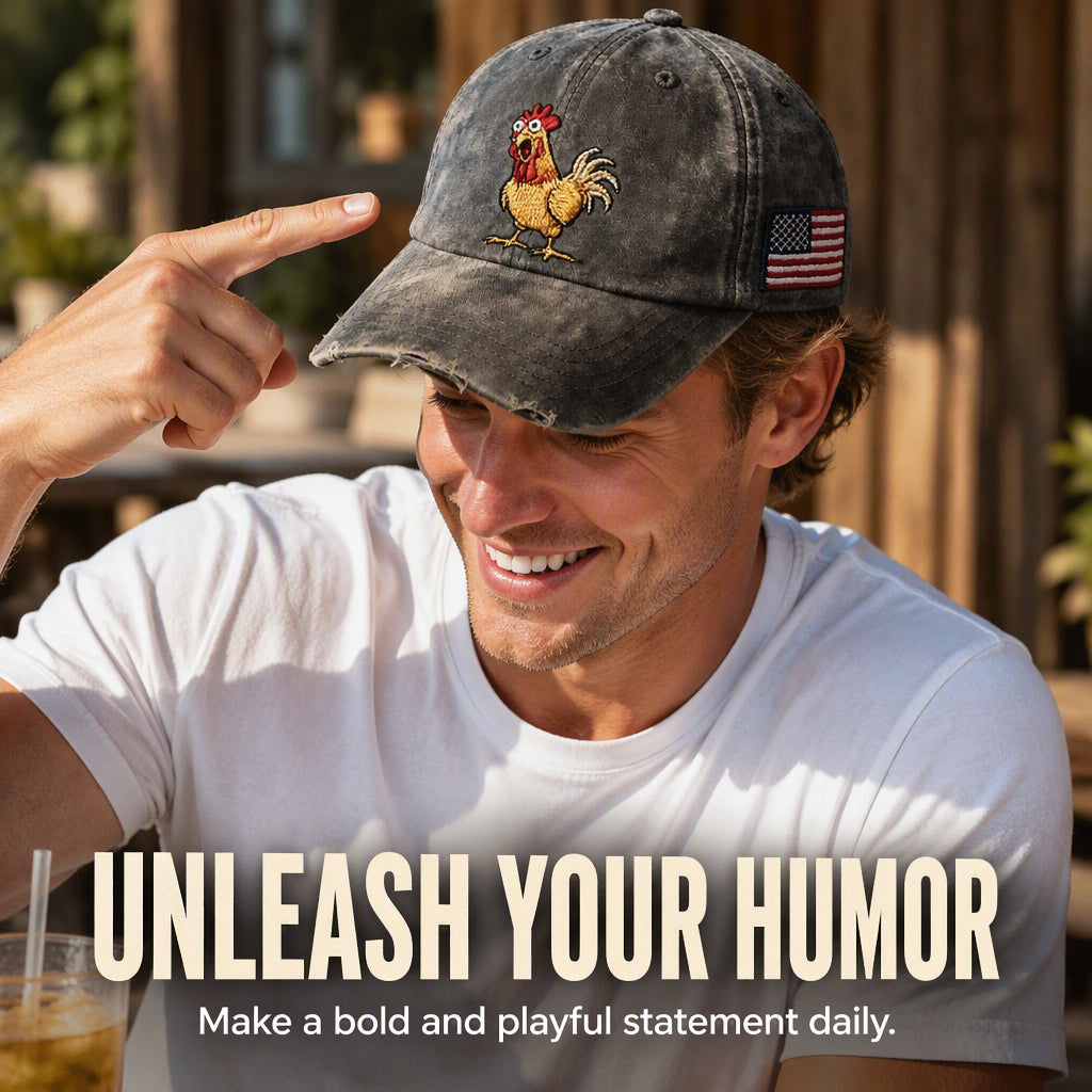 ✨ Just Landed! 2026 Collection at 50% OFF & FREE SHIPPING🎁Retro Rooster Print Baseball Cap