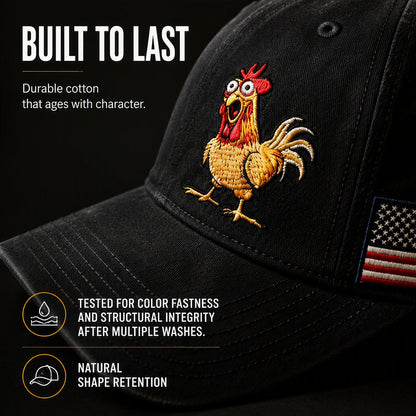 ✨ Just Landed! 2026 Collection at 50% OFF & FREE SHIPPING🎁Retro Rooster Print Baseball Cap