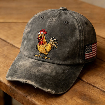 ✨ Just Landed! 2026 Collection at 50% OFF & FREE SHIPPING🎁Retro Rooster Print Baseball Cap