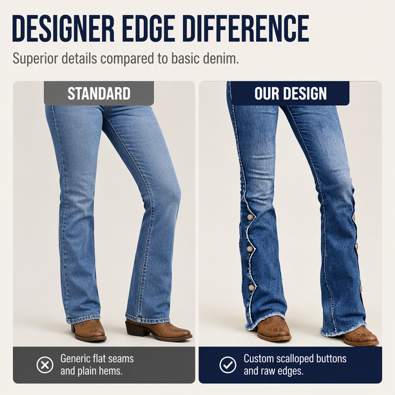 ⏰Last Day Sale 50% Off & FREE SHIPPING✈️👖Women High Waisted Distressed Flare Jeans