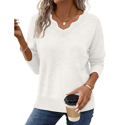 🍁New Fall Collection-Women’s Casual Long Sleeve Knit Top
