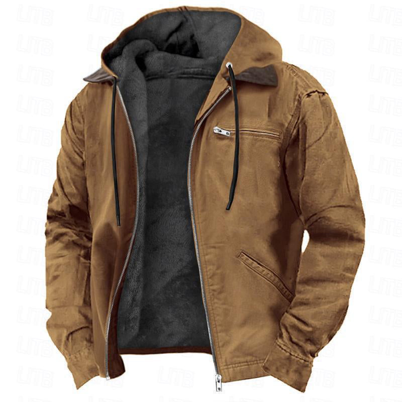🔥2026 Bestseller🔥🧥Men's Multifunctional Insulated Hooded Work Jacket