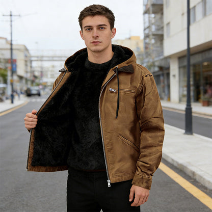 🔥2026 Bestseller🔥🧥Men's Multifunctional Insulated Hooded Work Jacket