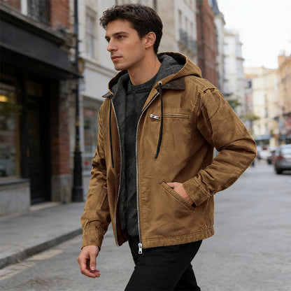 🔥2026 Bestseller🔥🧥Men's Multifunctional Insulated Hooded Work Jacket
