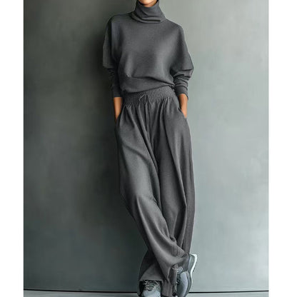 Women Casual Two-Piece Pants Set