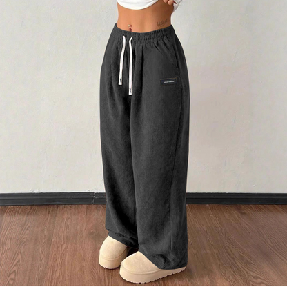 🎁 50% OFF NOW! ✨Women's Corduroy Wide-Leg Pants with Drawstring