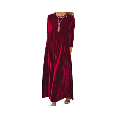 ⏰️Limited-Time Special !✨New Arrivals-👗Women’s Elegant Velvet Maxi Dress