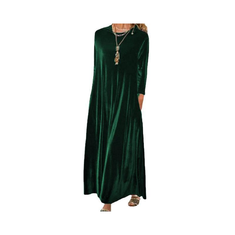 ⏰️Limited-Time Special !✨New Arrivals-👗Women’s Elegant Velvet Maxi Dress
