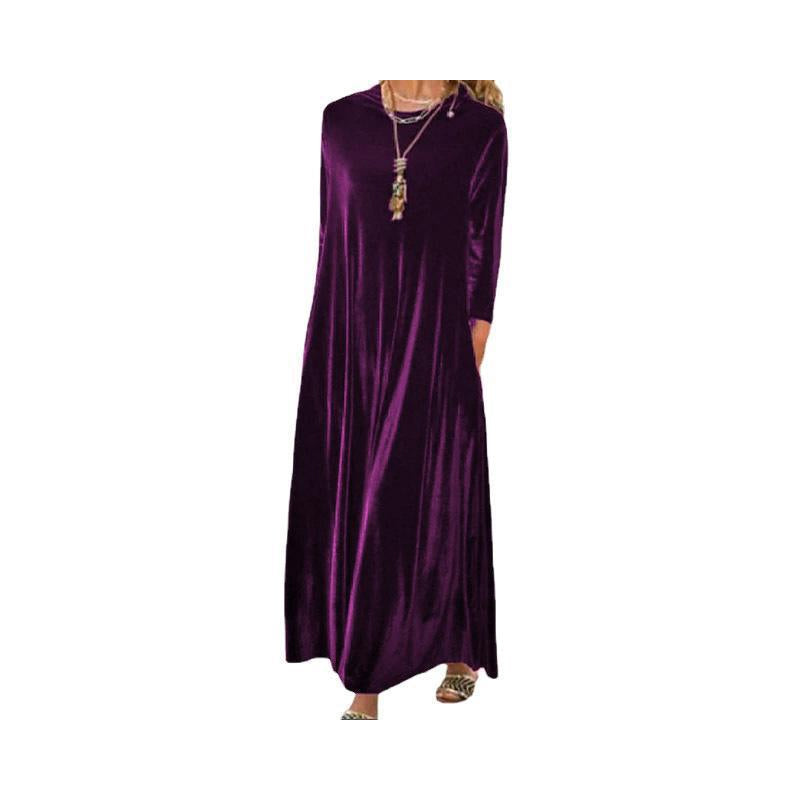 ⏰️Limited-Time Special !✨New Arrivals-👗Women’s Elegant Velvet Maxi Dress