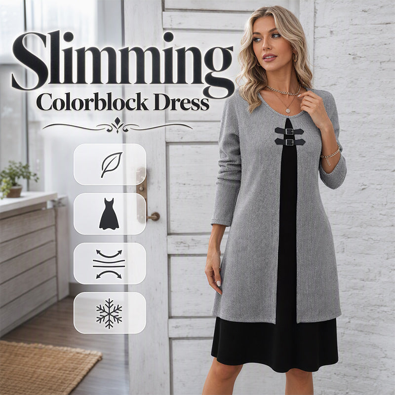 🔥 2026 Fresh Drops | Flat 50% OFF Today! 💸Women's Casual Ribbed Knit Long Sleeve Dress