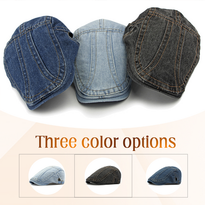 🔥 2026 Fresh Drops | Flat 50% OFF Today! 💸Unisex Denim Newsboy Cap