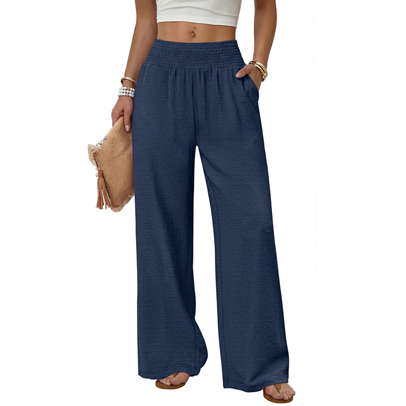 ✨New Arrival🍂Women's Elegant Flowy Palazzo Pants – High-Waisted Comfort & Effortless Style