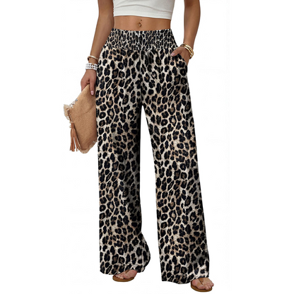 ✨New Arrival🍂Women's Elegant Flowy Palazzo Pants – High-Waisted Comfort & Effortless Style