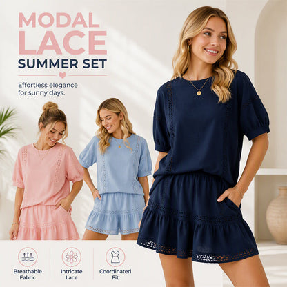 Trending Now⭐🌸 Women’s Lace Summer 2-Piece Set
