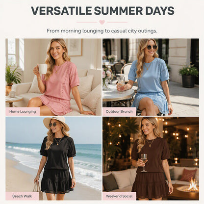 Trending Now⭐🌸 Women’s Lace Summer 2-Piece Set